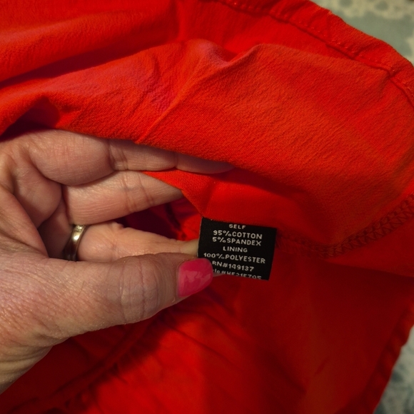 Red Strapless Ruffle Top - Picture 5 of 5